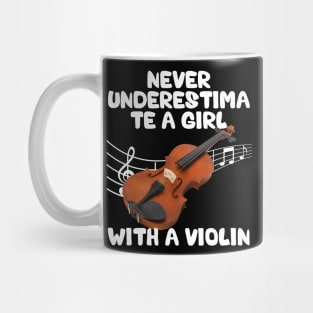 Best Violin Art For Women Girls Violin Player Viola Lover Mug